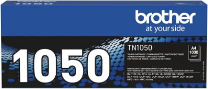 Brother TN-1050 Toner Cartridge, Black, Single Pack, Standard Yield, - RRP £45.55 (B00F328AFW)