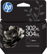 HP 302XL/304XL High Yield Black Original Ink Cartridge (B7RT9AE) - Works - RRP £29.00 (B0GLPX26C6)