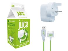50 x Brand New Juice iPhone USB-Wall Charger Retail Boxed MFI-Certfied RRP £350