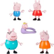 Peppa Pig Peppa's Family of Five Figure Set, Pink (B0DK7RDFMG) - RRP £9.98 (B0DK7RDFMG)