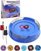 DEZAWRTY X Battle Set with Stadium–6 Spinning Tops, 2 Launchers, 1 Arena - RRP £29.99 (B0F6N2M7KH)