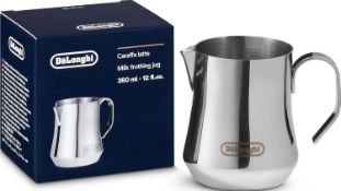 De'Longhi DLSC060 ECO 311.W / BK / R / B milk jug, 18/8 stainless steel, - RRP £16.99 (B07JMNYK7X)