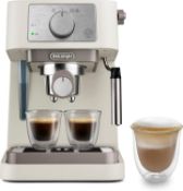 De'Longhi Stilosa - Manual Espresso Machine Manual Milk Frother Cream - RRP £136.16 (B09RQZW5F2)