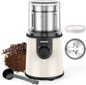COSICOSY Electric Coffee Grinder, 350W Spice Grinder, Removable Bowl, - RRP £25.99 (B0B63PV9MH)