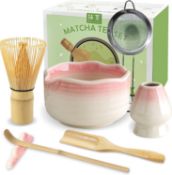 JBER Matcha Set, 7PCS Matcha Whisk Set with Bamboo Whisk and Ceramic Bowl - RRP £17.19 (B0FM7WBJB4)