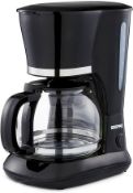 GEEPAS 1.5L Filter Coffee Machine Anti-Drip Auto-Off Feature 800W Black - RRP £24.99 (B07HJF9H9D)