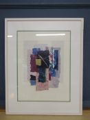 Framed collage print 73x91cm