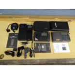 Tecsun PL-360 portable radio, Tecsun PL-380 portable radio and Xhdata D-808 portable radio, all from