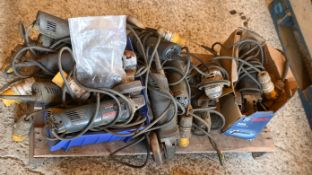 Pallett of angle grinders a/f