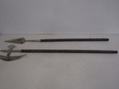 Reproduction Battle axe & Spear