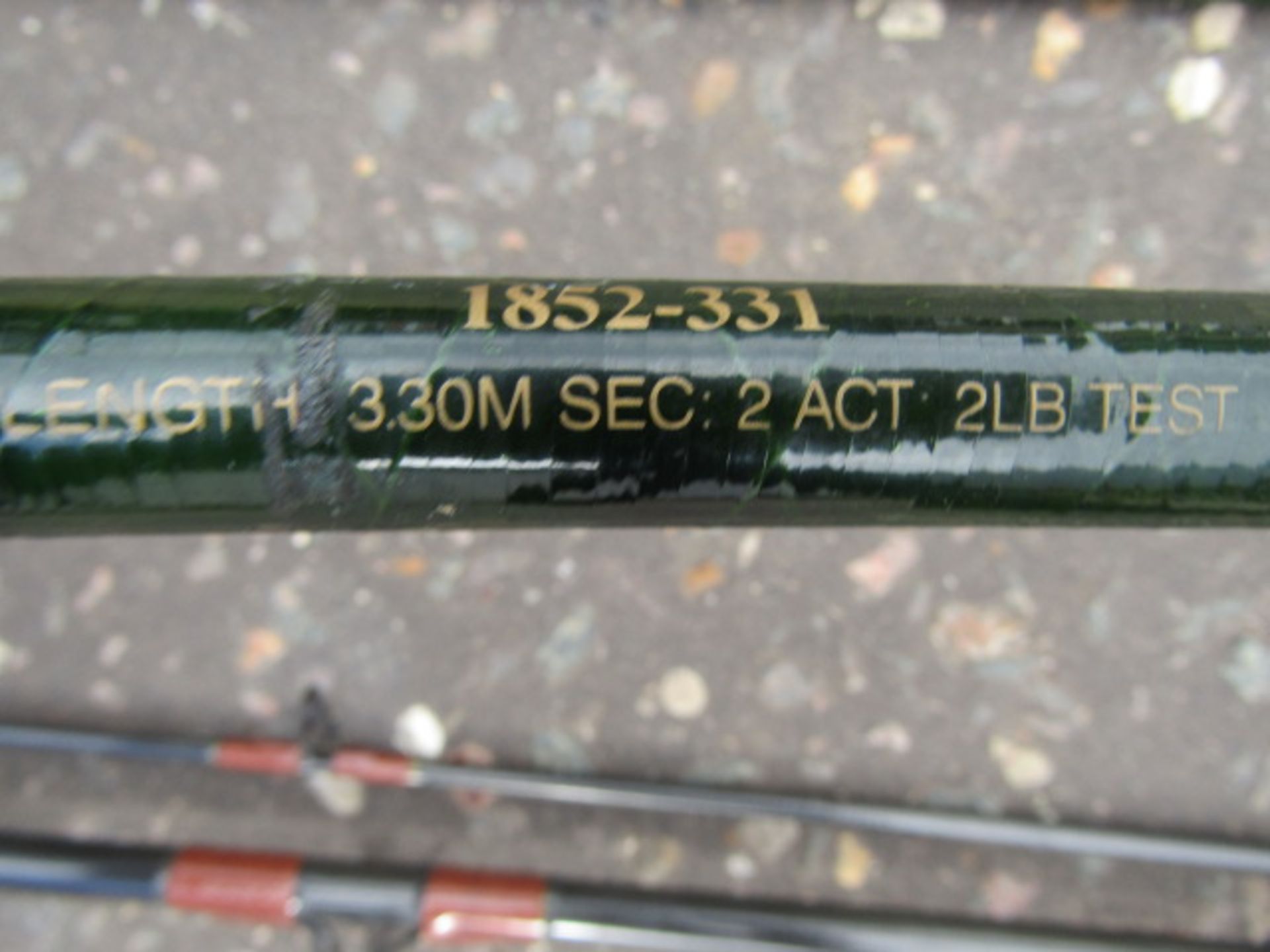 2 carbon fishing rods with reels - Image 4 of 6