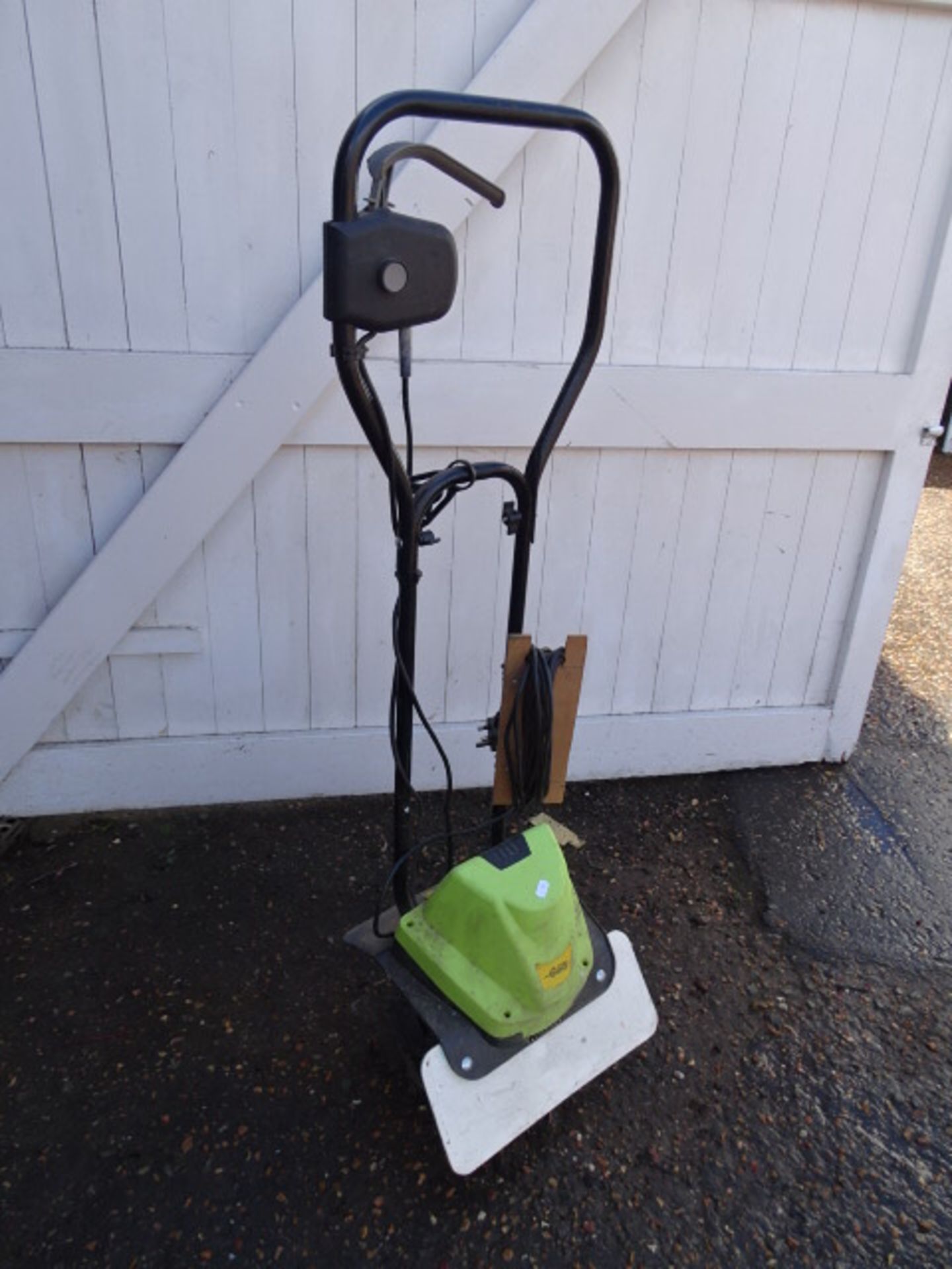 Electric rotavator from a house clearance