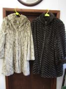 2 faux fur coats inc John Rocha