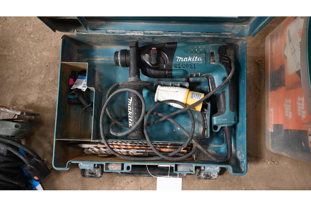 Makita hammer drill 110v