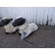 2 Sheep Garden Ornaments (1 with broken ear) - Image 2 of 4