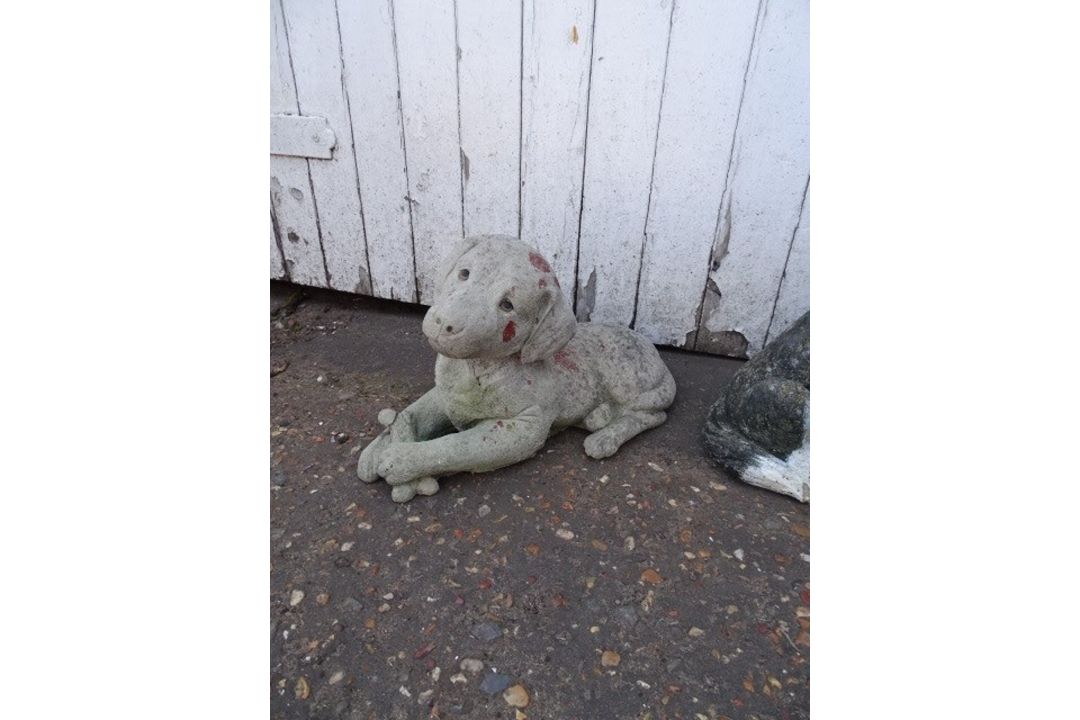 2 Dog Garden Ornaments - Image 2 of 3