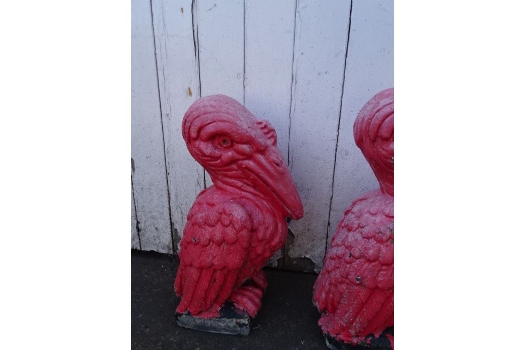 3 Pelican Garden Ornaments - Image 6 of 6