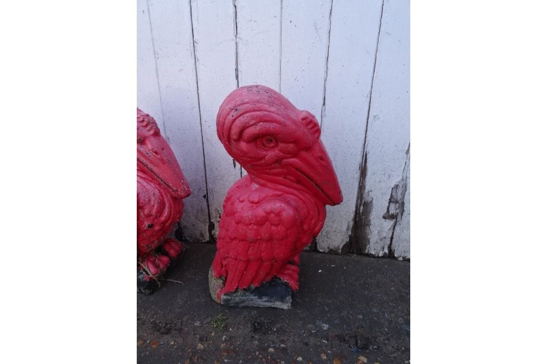 3 Pelican Garden Ornaments - Image 3 of 6