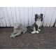 2 Dog Garden Ornaments - Image 1 of 3