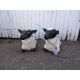 2 Sheep Garden Ornaments (1 with broken ear) - Image 1 of 4