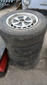 5 Jaguar alloys 15 inch