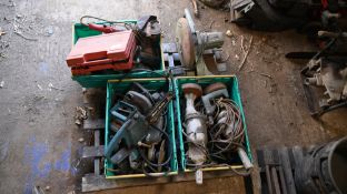 Pallet of various tools