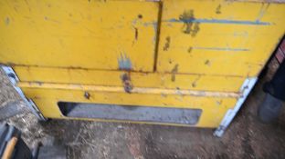 Yellow tool chest