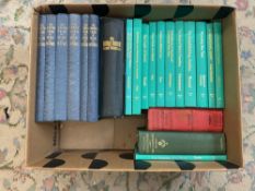 Tray of vintage books