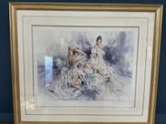 Gordon King 'Fantasy' photo lithograph with c.o.a on verso