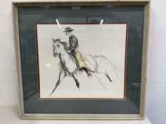 John Skeeping horse and rider print