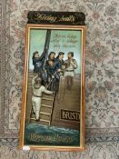 'Diving Suits' wooden relief picture