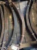 Pair diesel front springs a/f