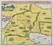 Huet, Pierre Daniel: Carte de la situation du paradis terrestre