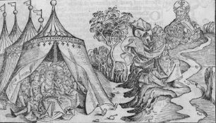 Schedel, Hartmann: Liber Chronicarum. 3 Fragmente aus Schedels Weltchronik