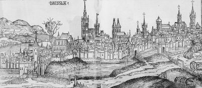 Schedel, Hartmann: Vedute der Stadt Breslau aus dem "Liber chronicarum"