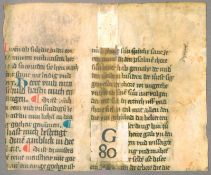 Spätmittelhochdeutsche Pergamenthan...: einer spätmittelhochdeutschen Pergamenthandschrift mit A...