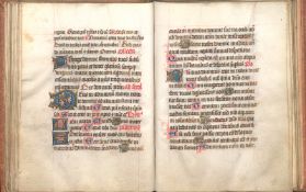 Horae BMV: Großes Fragment eines französischen Stundenbuchs des Spä...