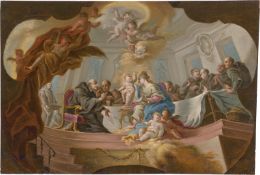 Meinrad von Au, Andreas: Maria als Tischgenossin des seligen Abtes Hostradus.