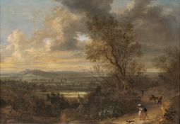Schoeff, Johannes Pietersz.: Weite abendliche Landschaft