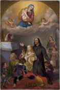 Vogel von Vogelstein, Carl Christia...: Die Jungfrau Maria erscheint dem hl. Jospeh Calasanz und...