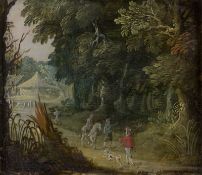 Vinckboons, David - Umkreis: Waldlandschaft mit Jägern