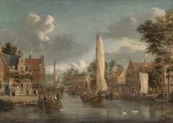 Storck, Jacobus: Ansicht von Maarssen an der Vecht