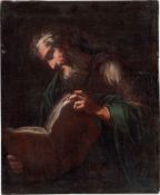 Italienisch: um 1700. Philosoph vor einem Buch
