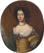 Deutsch oder Schwedisch: um 1675. Bildnis der Charlotte Eleonora Faust