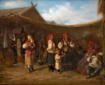 Beer, Wilhelm Amandus: Jahrmarkt bei Smolensk in Russland