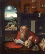 Cleve, Joos van - Nachfolge: Der hl. Hieronymus im Gehäuse