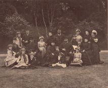 British Royal Family: Queen Victoria and Royalty at Osborne, August 11, 1881