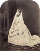 British Royal Family: Princess Alexandra of Denmark in her wedding dress