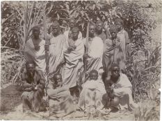 Deutsch-Ostafrika: Inhabitants of various African regions, most of "Deutsch...
