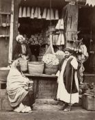 Béchard, Émile: Market and street scenes in Cairo, Thèbes and Port d' As...